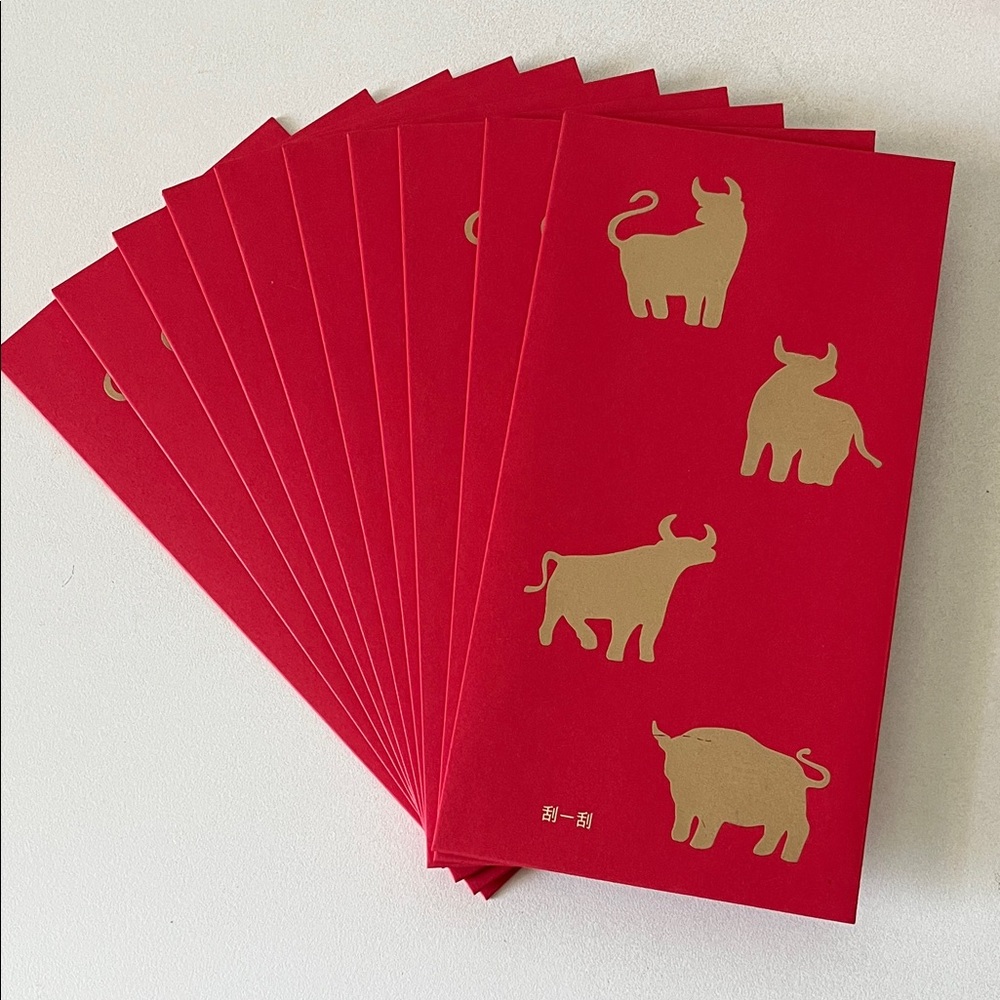 Hermes Year of the Ox Red Money Envelopes